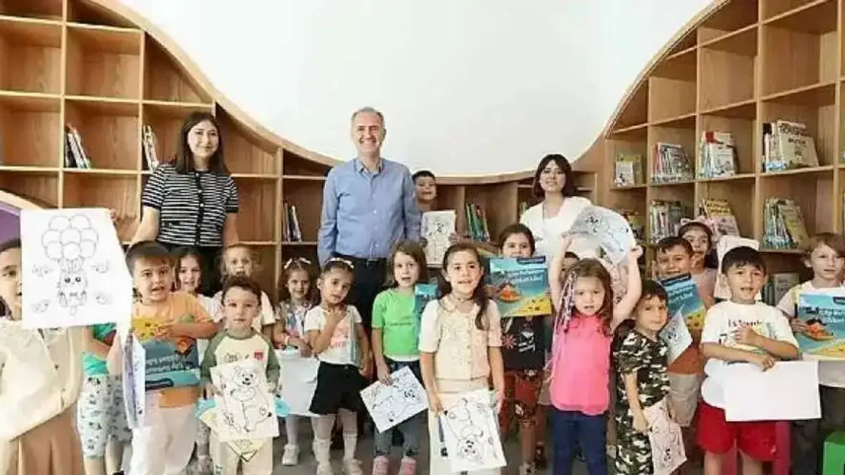 İnegöl'ün İlk Çocuk Kitaphanesinde ''Masal'' Heyecanı