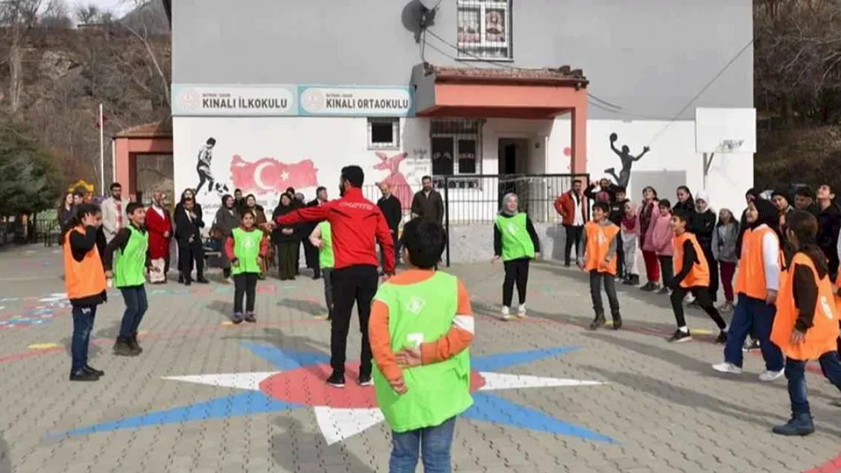 Batmanlı öğrencileri sporla buluştu