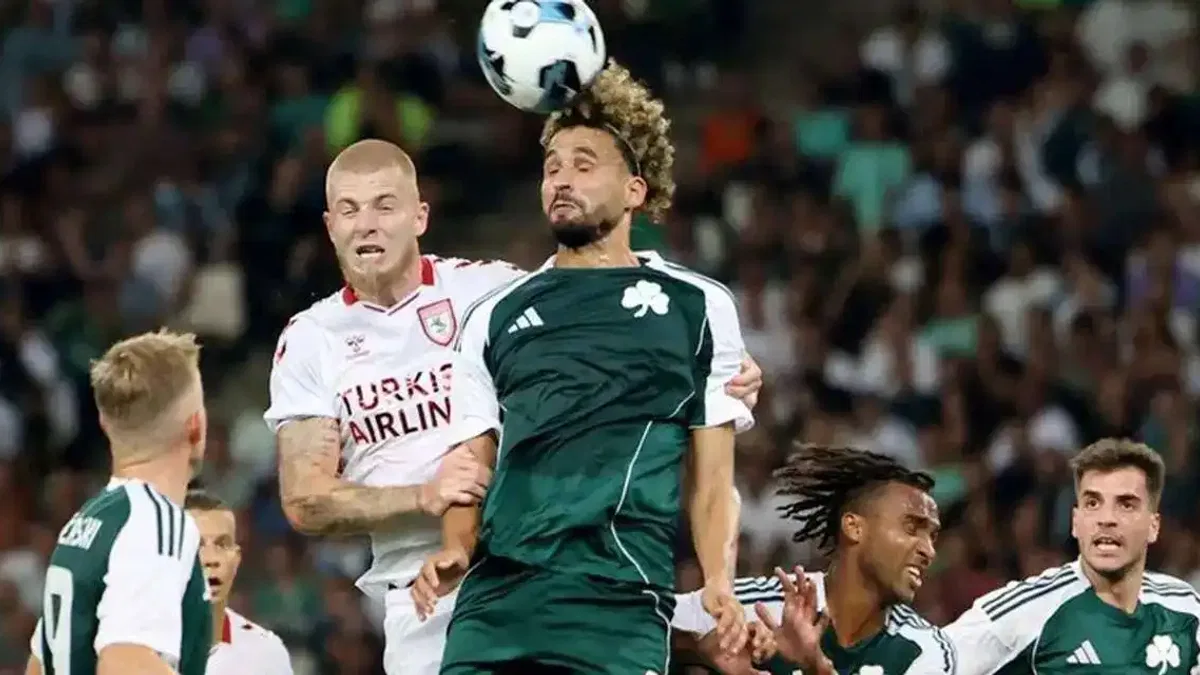 Panathinaikos 2-1 Samsunspor (Maç Sonucu) Samsunspor turu zora soktu!