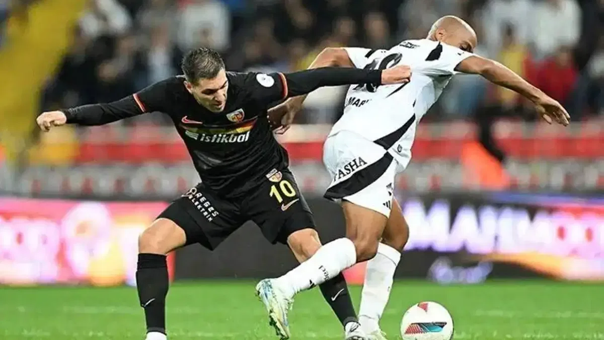 Bellona Kayserispor 0 - 3 Beşiktaş (Maç Sonucu) Kartal Kayseri'den 3 puan ve 3 golle döndü