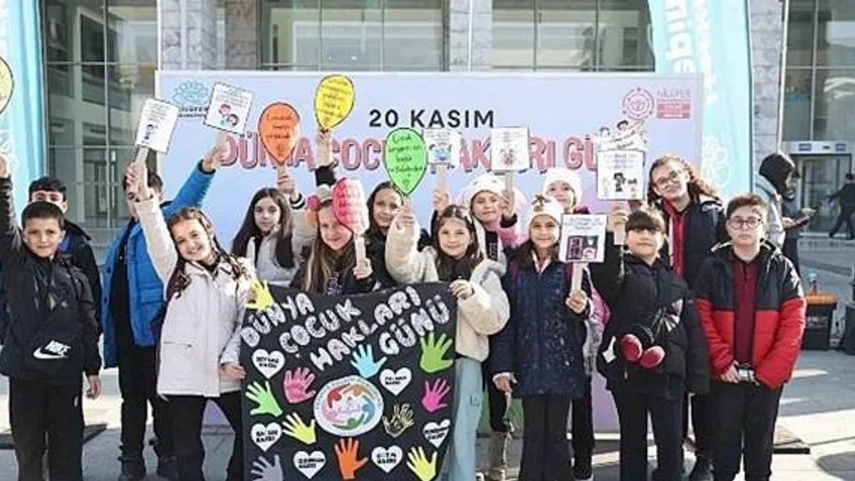 Nilüferli çocuklar "Güvenli Kent" için yürüdü
