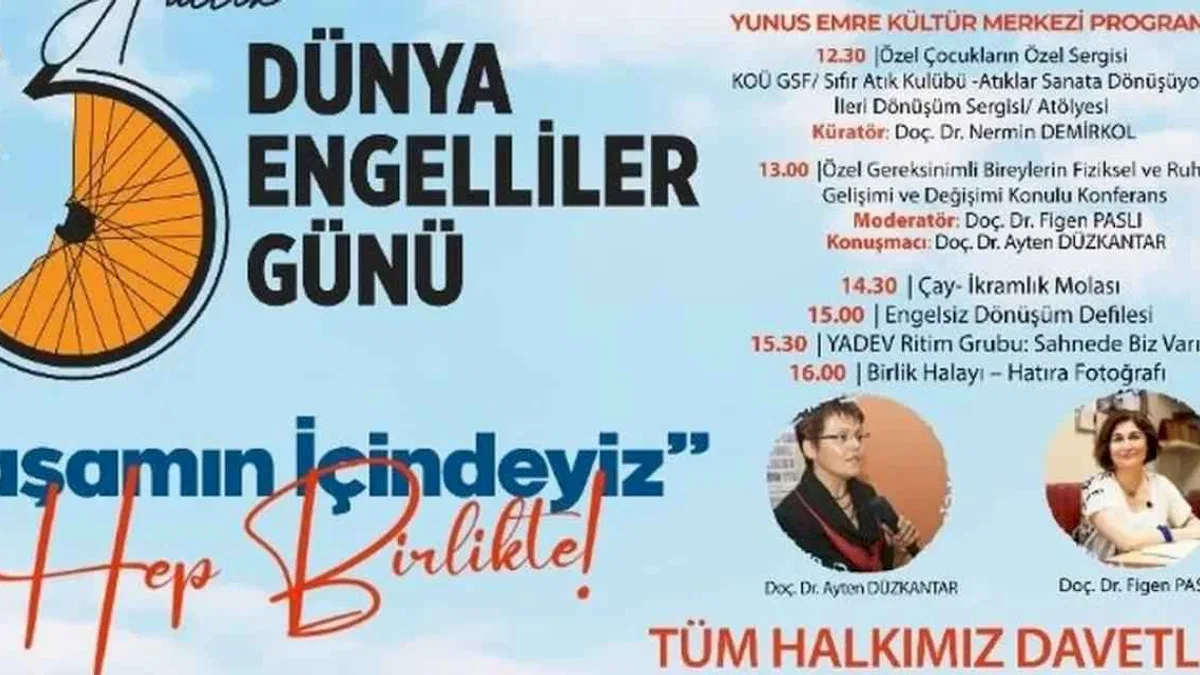 İzmit’te 3 Aralık İçin Anlamlı Buluşma