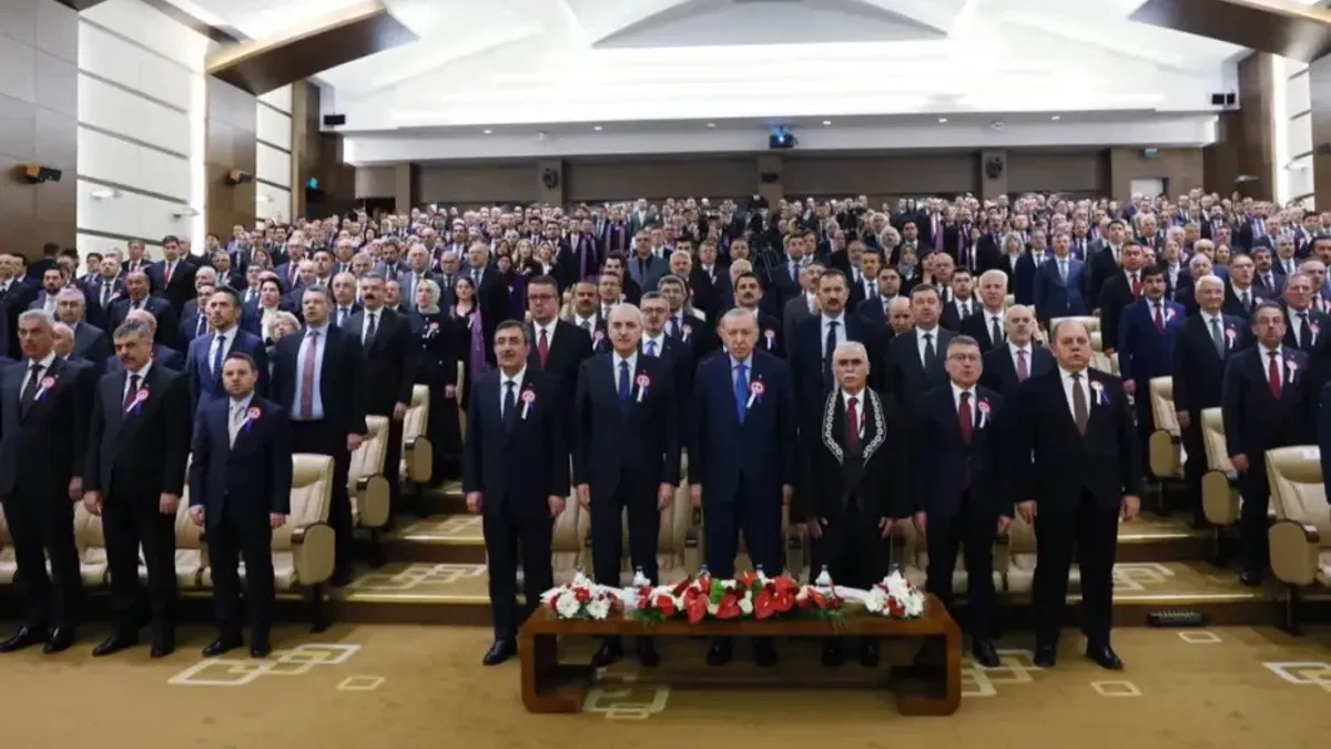 Cumhurbaşkanı Erdoğan Anayasa Mahkemesi'nin 64. yıl törenlerine katıldı