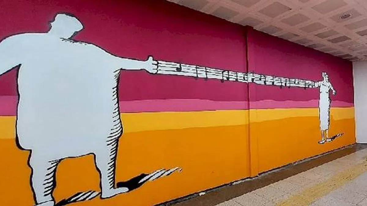 İzmir metro istasyonlarında "Eşitlik Koridorları"