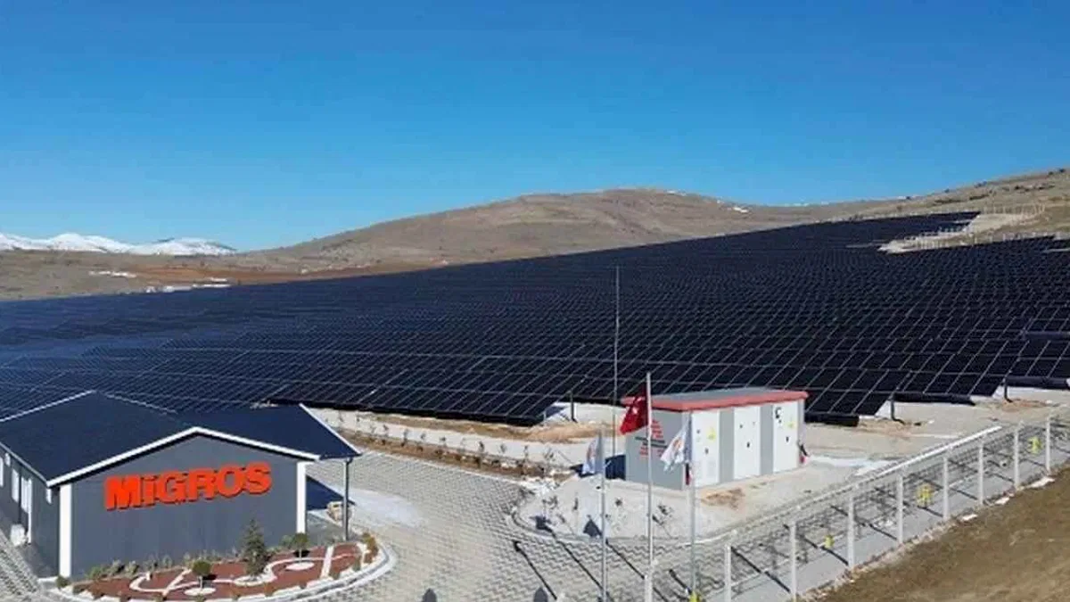 Kırşehir’deki yeni GES'le 600'den fazla mağaza beslenecek