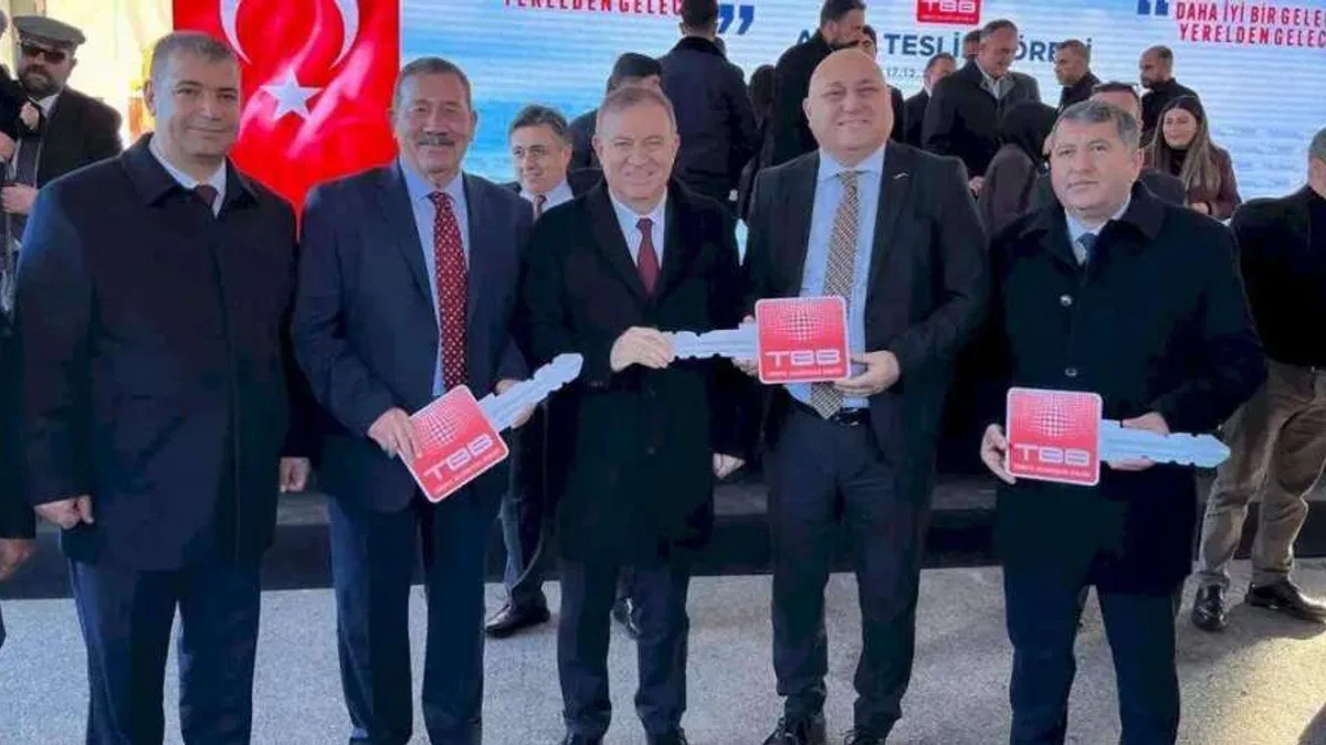 Milas'a TBB'den paletli ekskavatör hibe