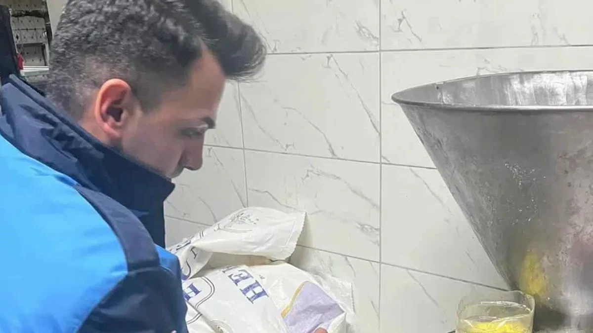 Zabıtadan merdiven altı imalathaneye baskın