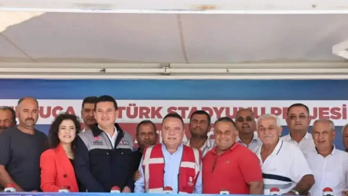 Kumluca Atatürk Stadyumu’nun temeli atıldı