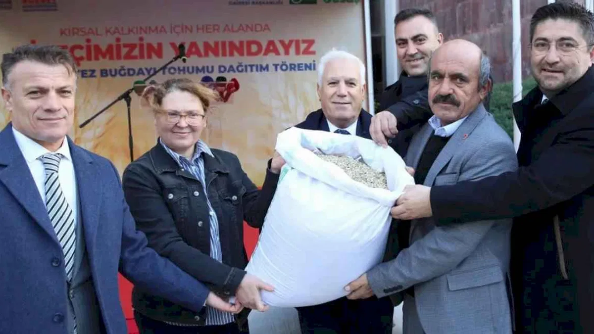 Bursa Büyükşehir'den çiftçilere destek