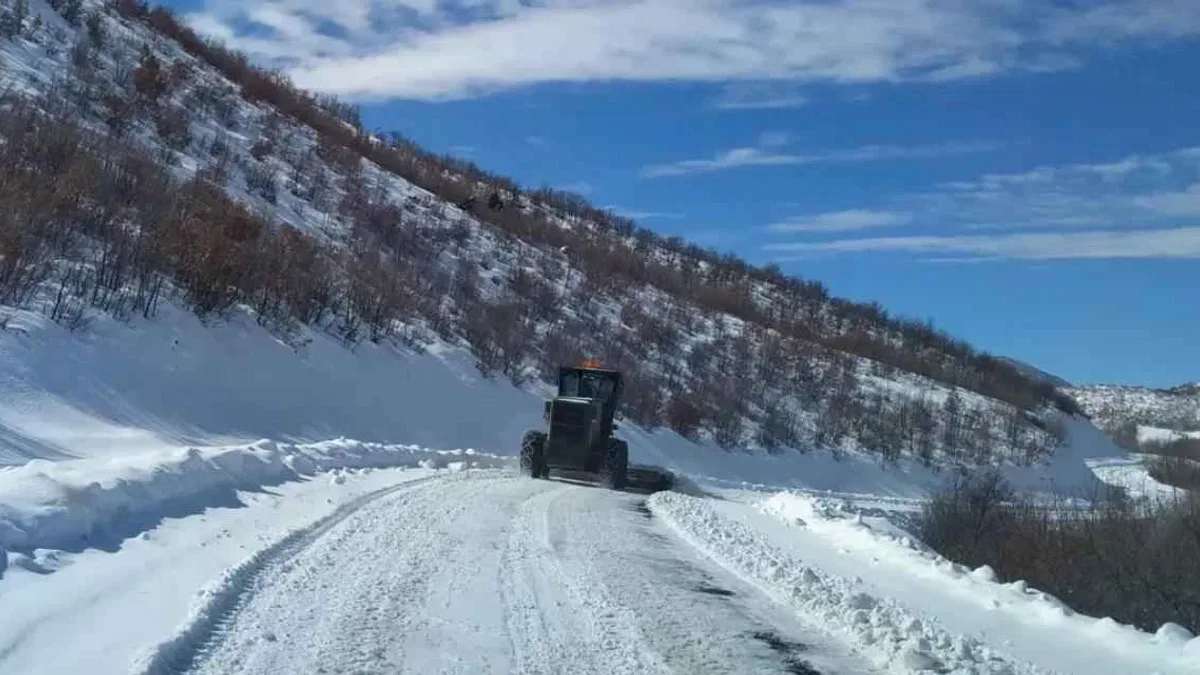 Malatya'da 56 mahallede kar mesaisi