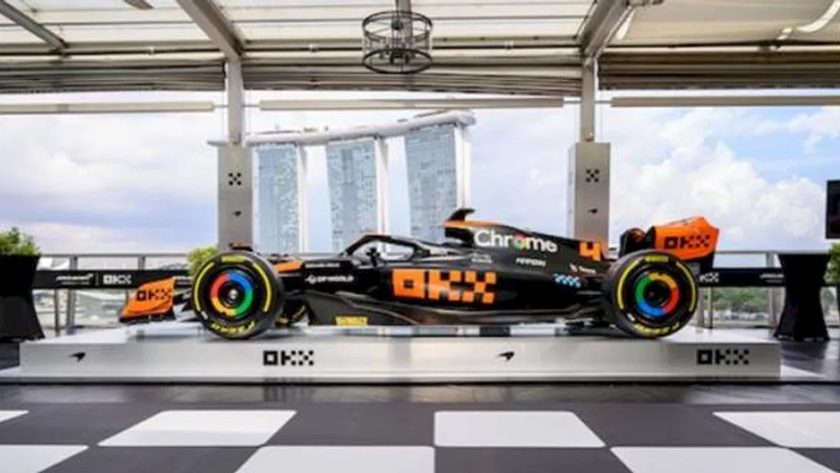 OKX, Singapur Grand Prix’si İçin McLaren MCL60 Yarış Otomobilini Stealth Mode’a Geçirdi