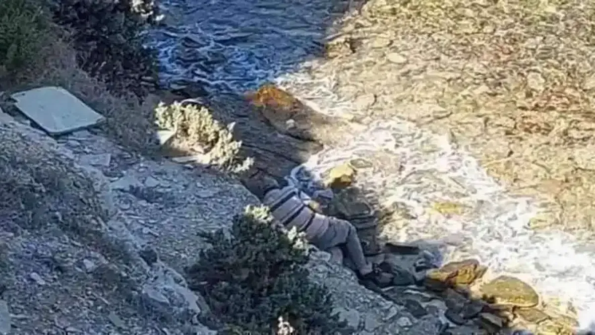 İzmir İtfaiyesi kayalıklardan düşen kişiyi kurtardı