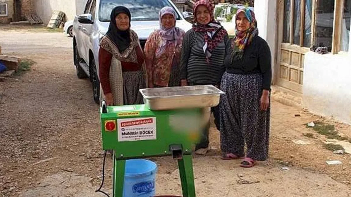Antalya Büyükşehir Belediyesi Elmalılı kadınları yalnız bırakmadı