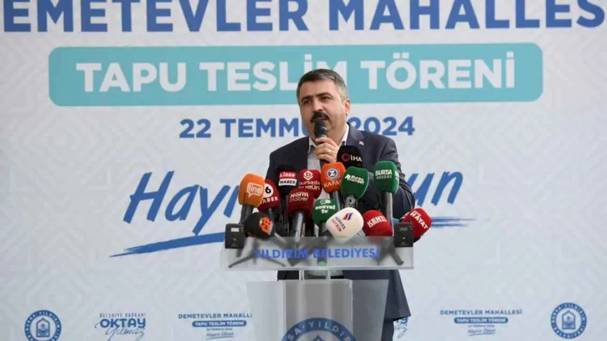 Yıldırım'da 16 yıllık imar sorunu çözüldü