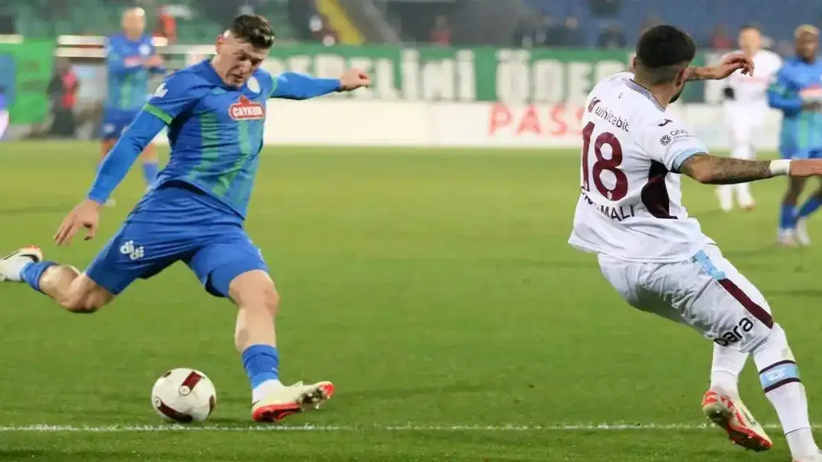 Çaykur Rizespor 1-0 Trabzonspor (Maç Sonucu) Rize kendi evinde kazandı!