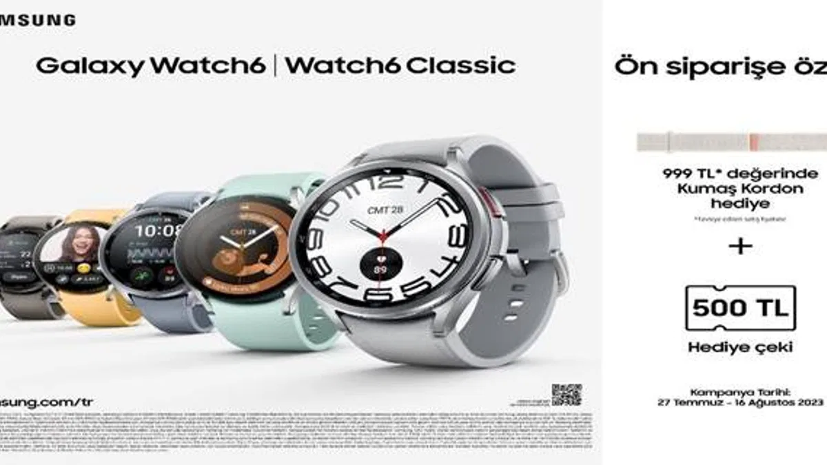 Samsung Galaxy Watch6 Serisi Avantajlı Kampanyalarla Satışa Sunuldu