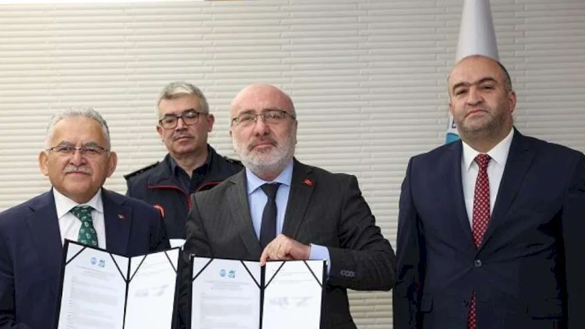 Kayseri'de itfaiye için işbirliği
