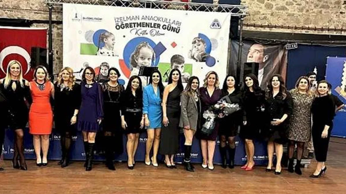 İZELMAN Anaokulları öğretmenleri günlerini gönüllerince eğlenerek kutladı