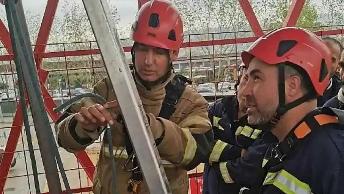 MİMAŞ personeline İtfaiyeden eğitim
