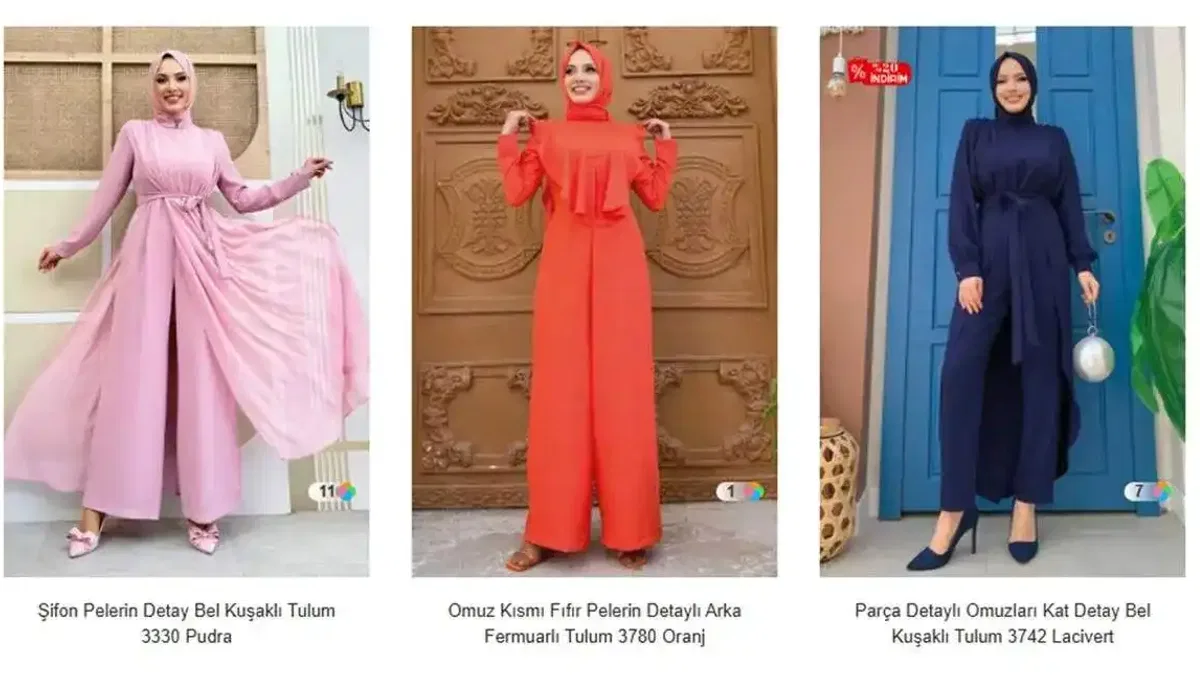 Tesettür Tulum, Ferace ve Elbise Modelleri Bymfashion’da!