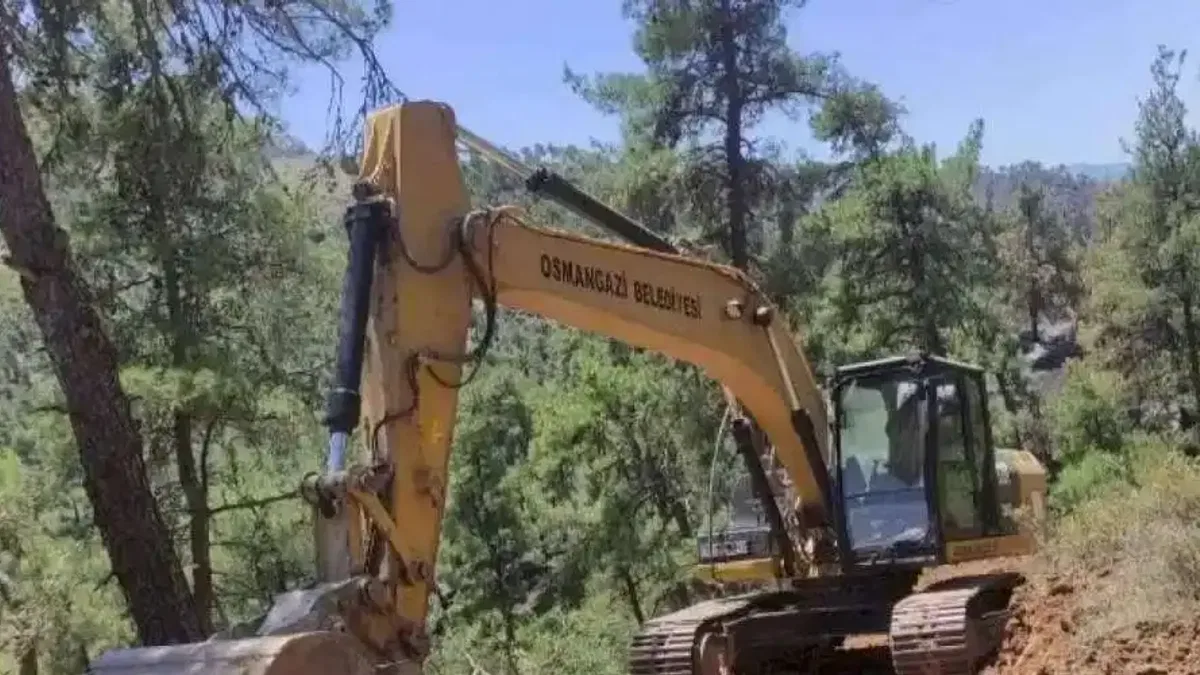 Osmangazi'de yangın mesaisi