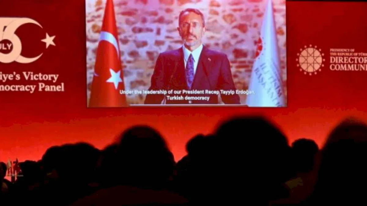 İletişim Başkanı Altun'dan Londra’ya video mesaj