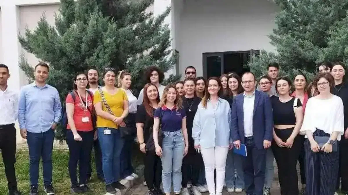 Manisa Merkez Atıksu Arıtma Tesisinde DEÜ öğrencileri ağırlandı