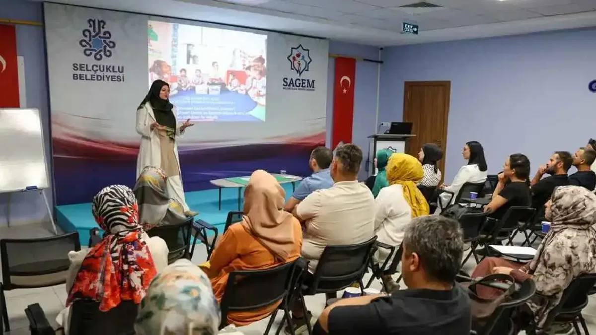 Konya'da SAGEM'den okula uyum semineri