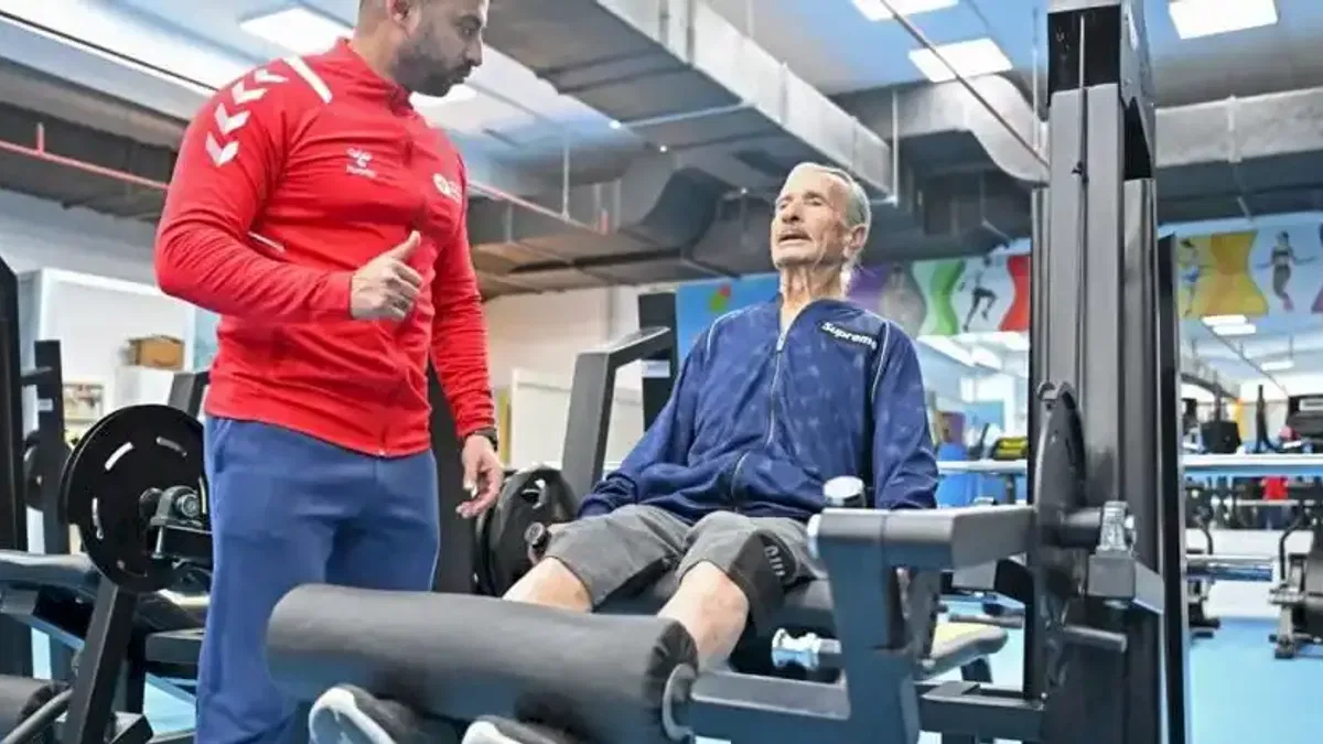 12 torunlu ‘Süper Dede’ spor tutkusuyla gençlere taş çıkartıyor