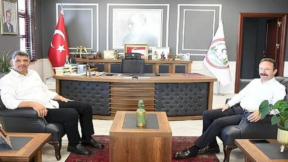 Başkan Kocaman'dan Kaymakam Yamlı'ya ziyaret