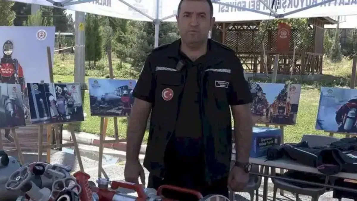 Malatya Büyükşehir İtfaiyesi 2025'te yoğun mesai harcadı