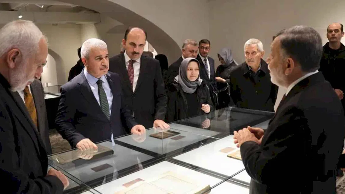Konya'da Yazma Eserler Sergisi açılışı gerçekleşti
