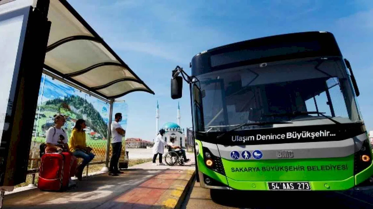 Sakarya'da otobüsler bayramın 4 günü de ücretsiz