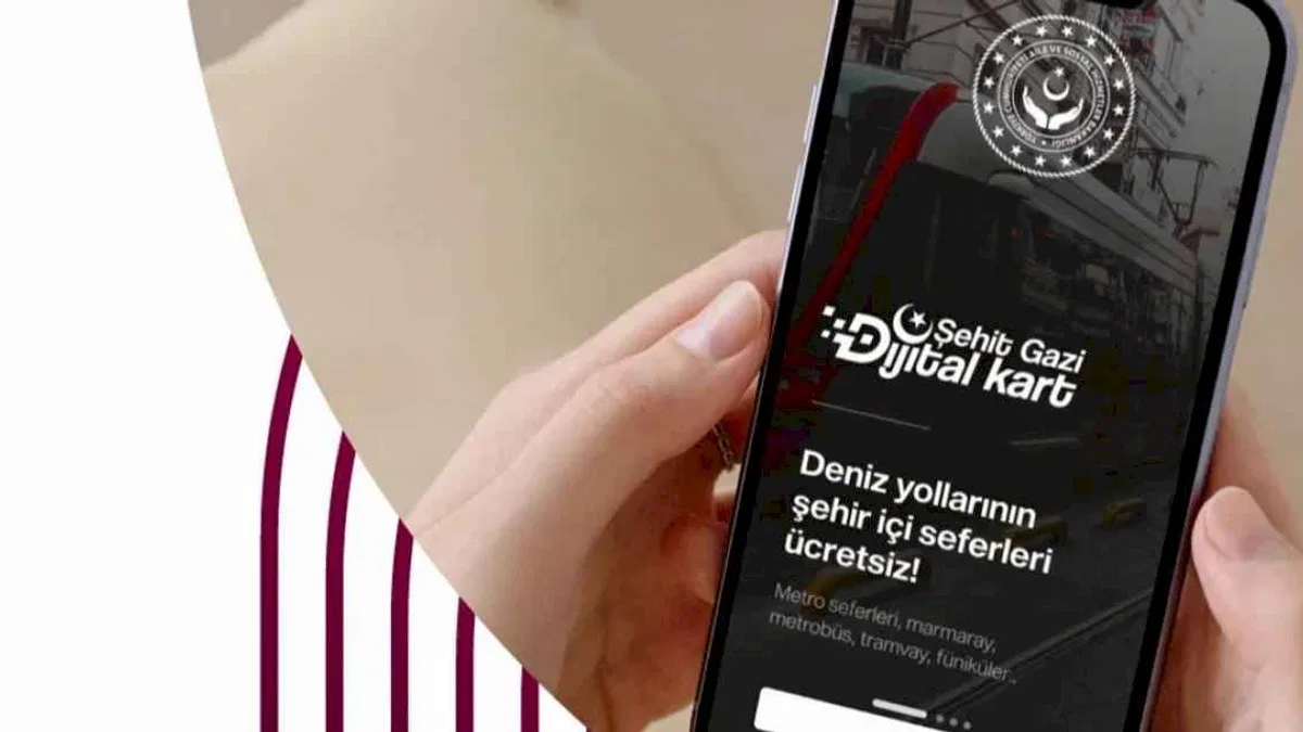 Şehit yakınları ve gazilerin ücretsiz seyahat hakkı mobil uygulamada