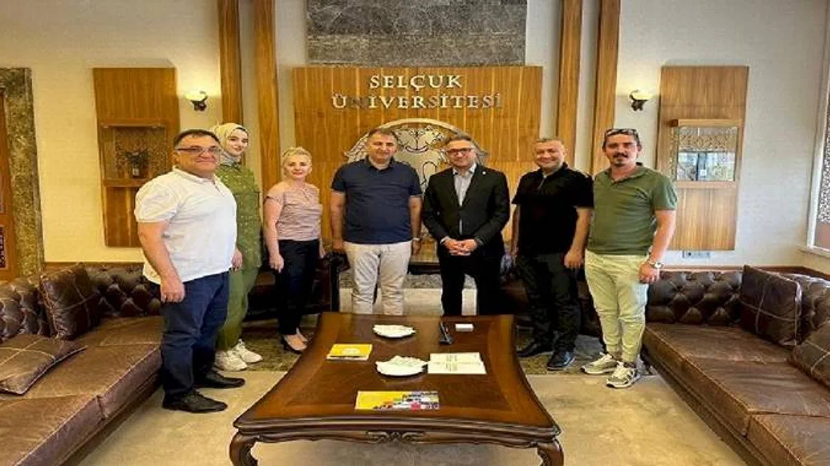 KONYAGİAD'dan Selçuk Üniversitesi rektörüne ziyaret