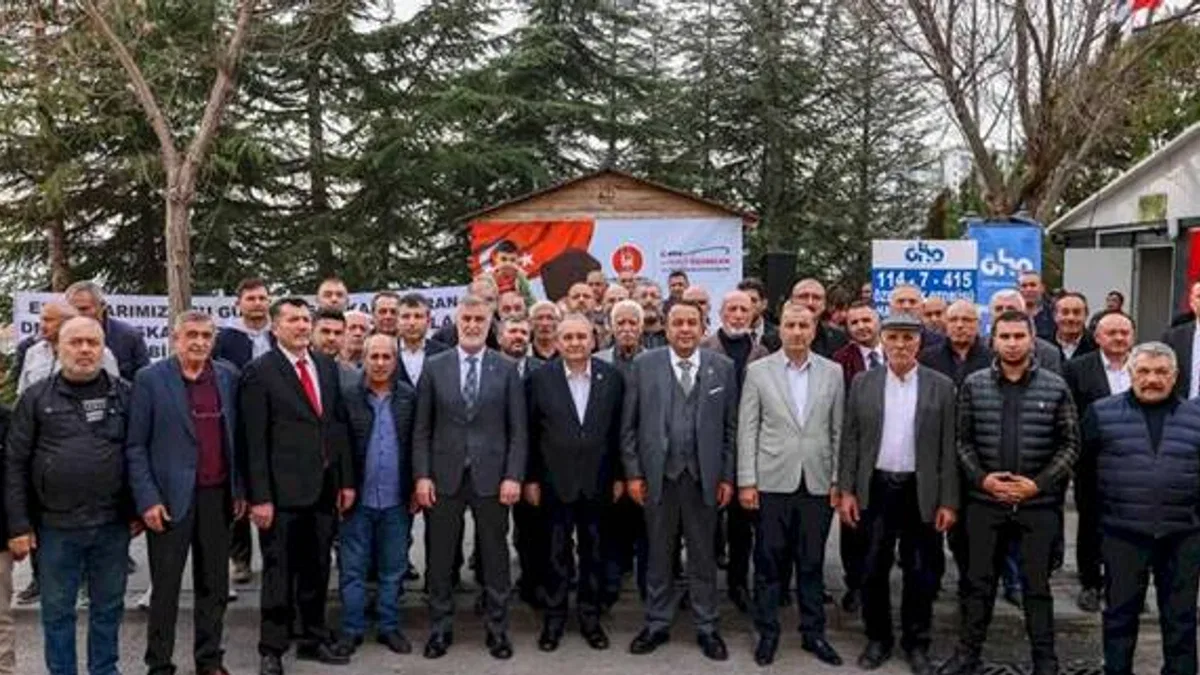 Keçiören'de Başkan Özarslan şoförlerle buluştu