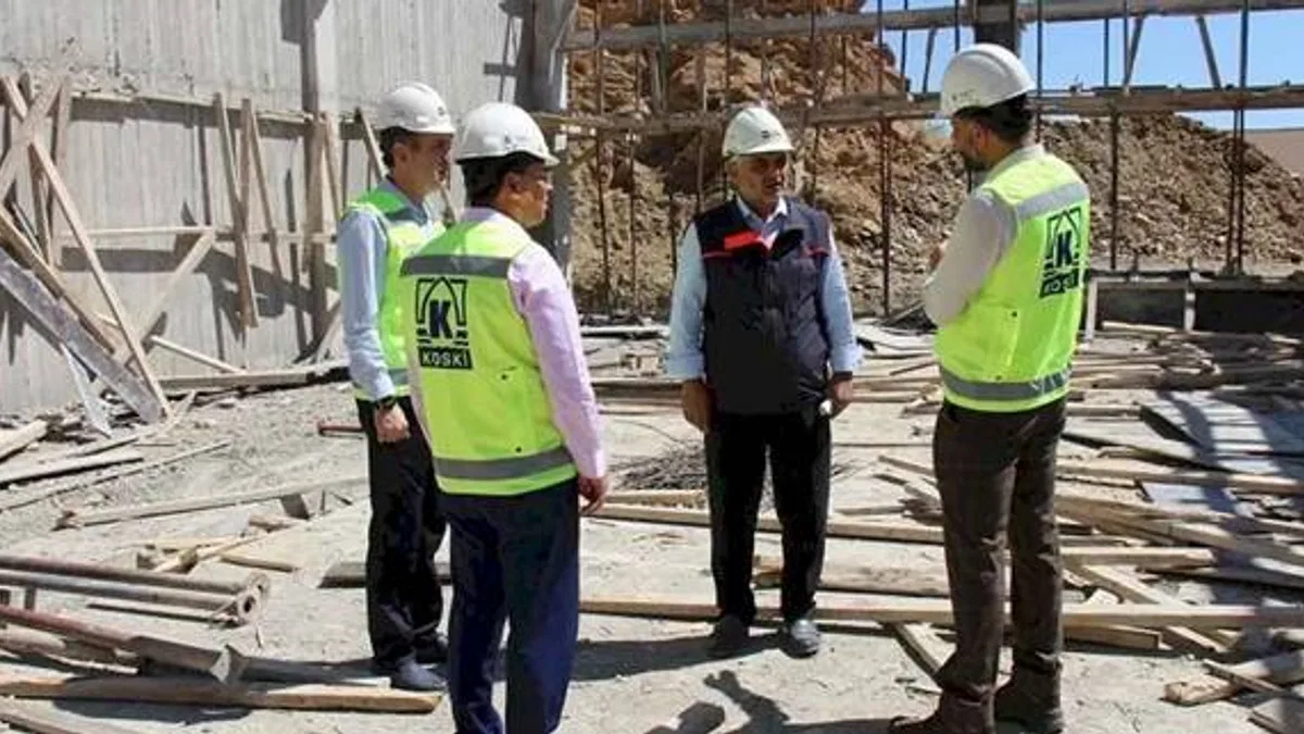 Konya Seydişehir'de Su Yumuşatma Tesisi'ne yakın mercek