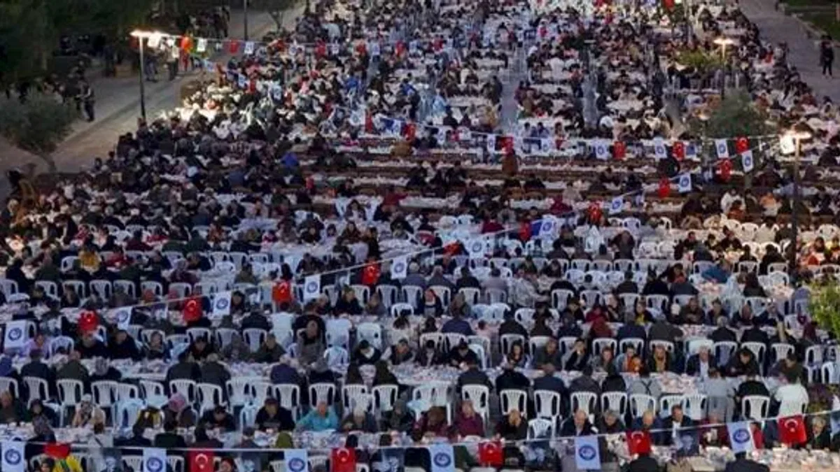 Antalya Demre’de birlik ve beraberliğin sofrası kuruldu!