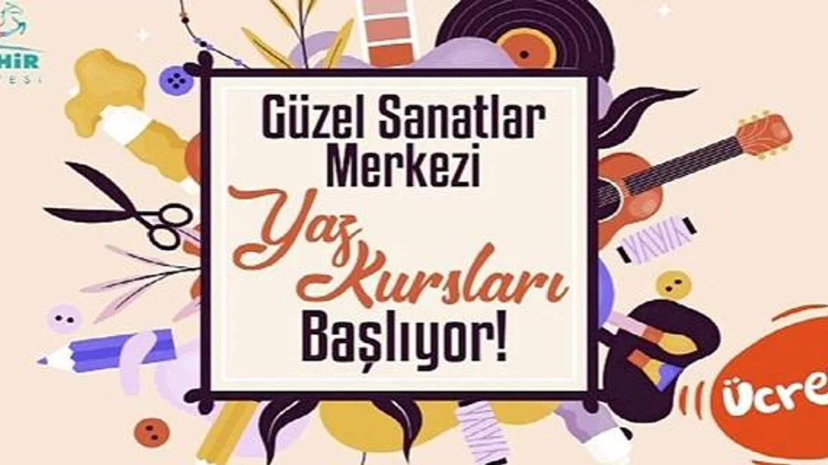 Güzel Sanatlar Merkezi Yaz Kurları İçin Kayıtlar Başladı