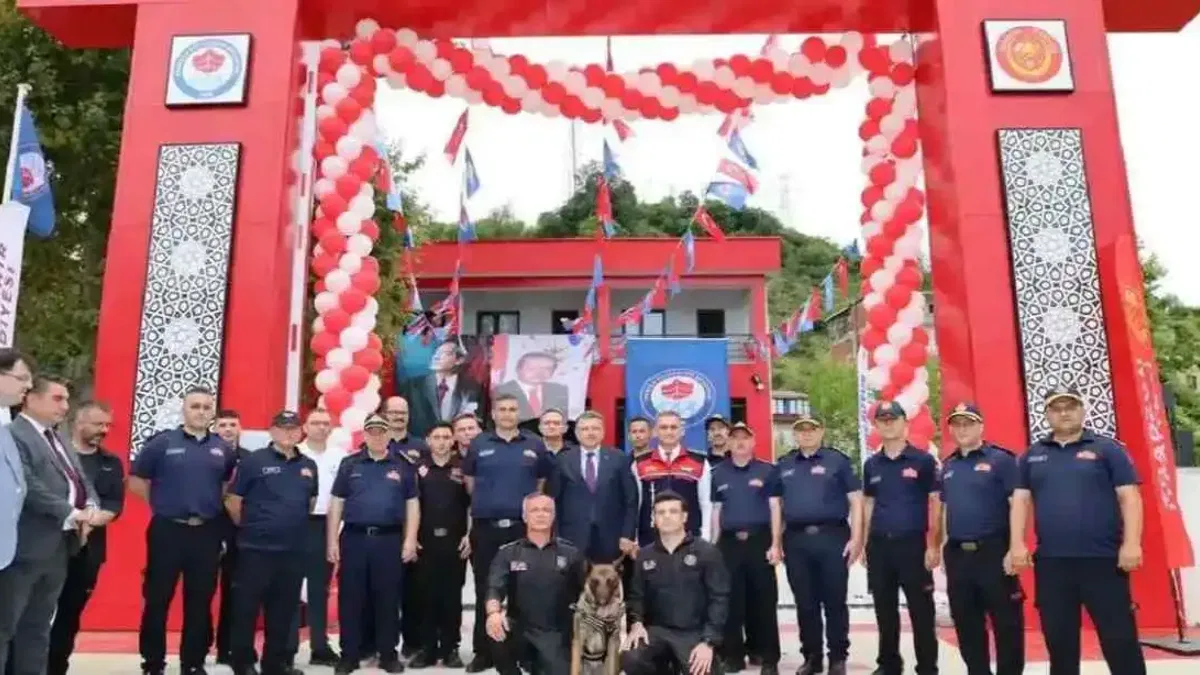 Trabzon'da Çarşıbaşı modern itfaiye merkezine kavuştu