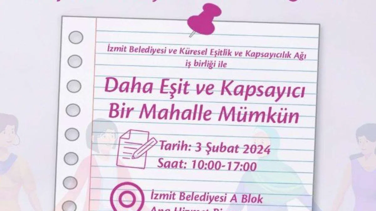 İzmit'te kadın muhtar ve muhtar adaylarına eğitim verilecek