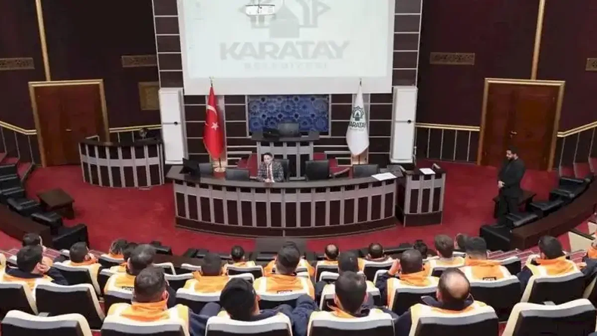 Konya Karatay'da personel eğitimleri sürüyor