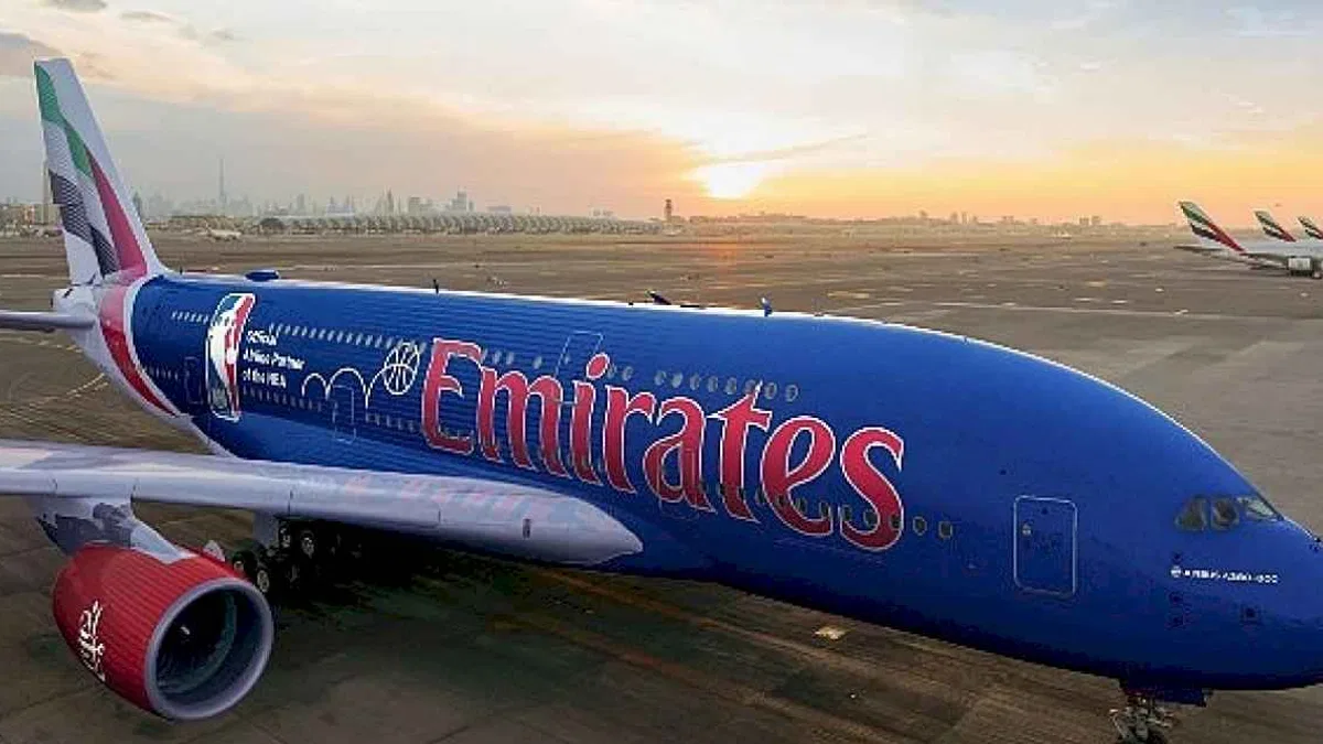Emirates, NBA Cup'a özel yeni uçak tasarımını tanıttı