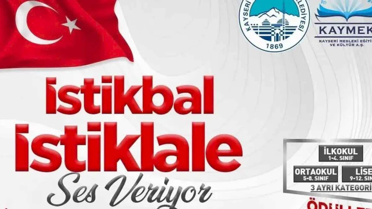 Kayseri Büyükşehir'den İstiklal Marşı Okuma Yarışması