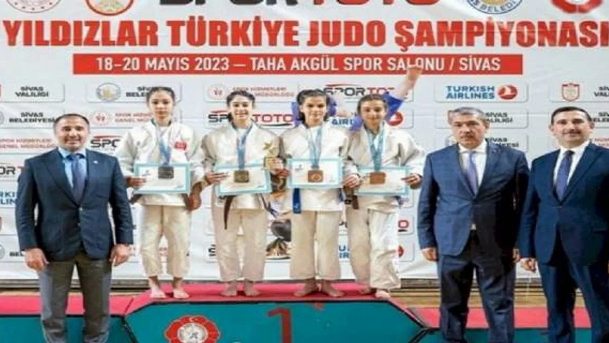 Manisalı judocular Türkiye üçüncüsü oldu