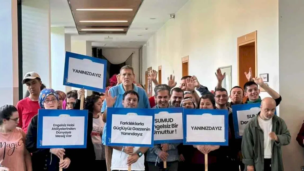 Sakarya Engelsiz Hobi Atölyeleri’nden Filistin’e “Sumud” desteği