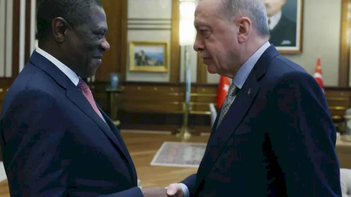 Erdoğan, Mashatile'yi Külliye'de kabul etti