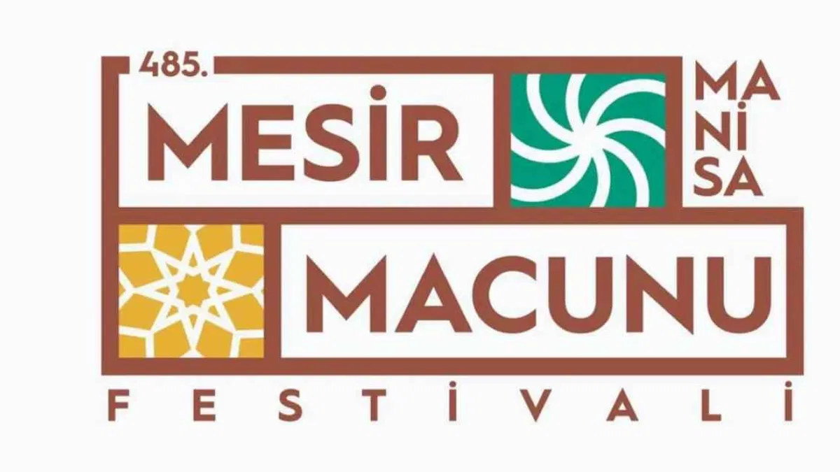 Manisa Mesir Macunu'na 485. yıl logosu