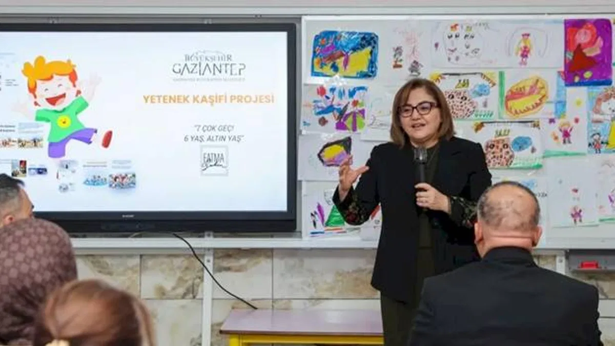 Gaziantep’te Yetenek Kaşifi Projesi okullarda tanıtılıyor