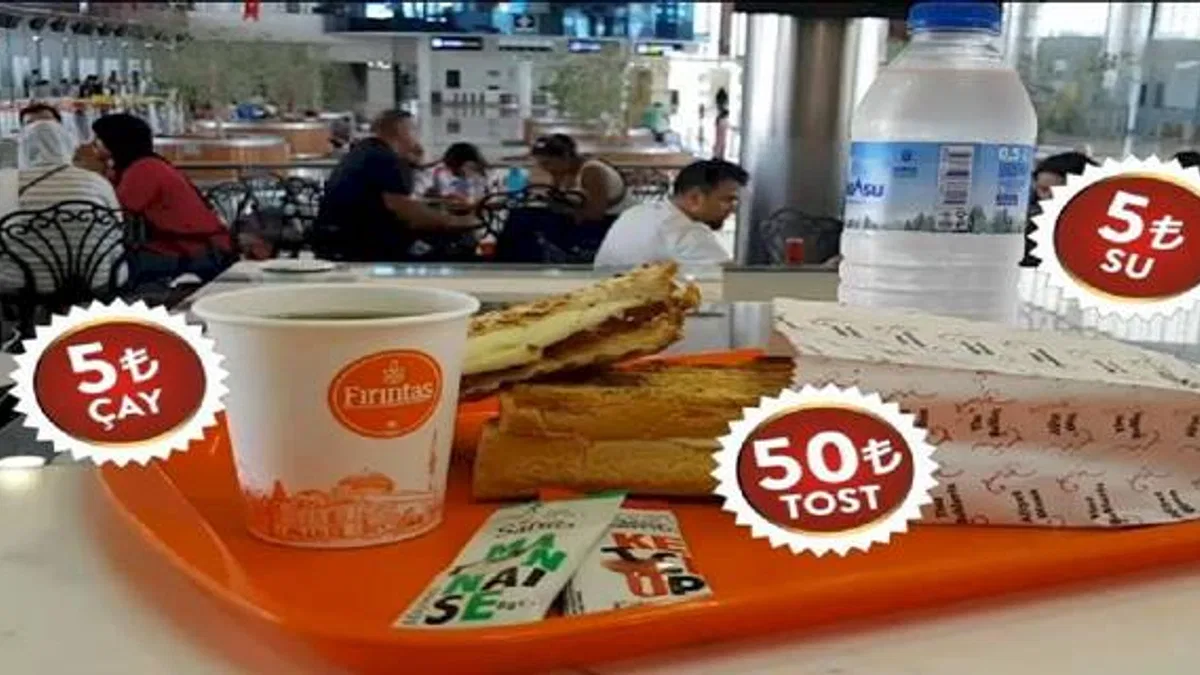 Havalimanındaki fiyatlar şok ediyor
